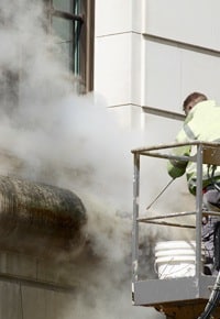 Nettoyage de la façade à vapeur: prix et exemples